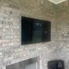 TV-Mounting-and-Installing-Services-on-a-Brick-Patio-Wall-in-Edmond-OK 0